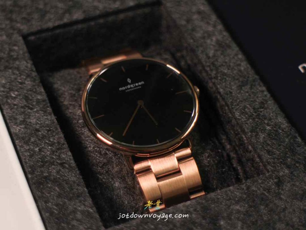 Nordgreen NATIVE 本真系列開箱：黑錶盤、36mm玫瑰金、三珠精鋼錶帶 女錶＆包裝