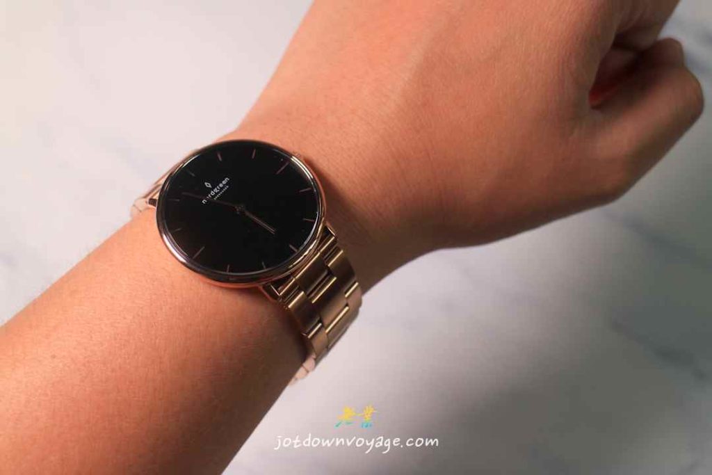 Nordgreen手錶評價｜開箱 NATIVE本真系列：黑錶盤、36mm玫瑰金、三珠精鋼錶帶 女錶實穿實戴