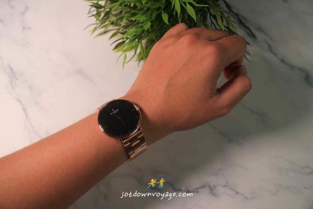 Nordgreen評價｜NATIVE本真系列：黑錶盤、36mm玫瑰金、三珠精鋼錶帶 開箱